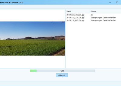Picture Size & Convert Verarbeitung